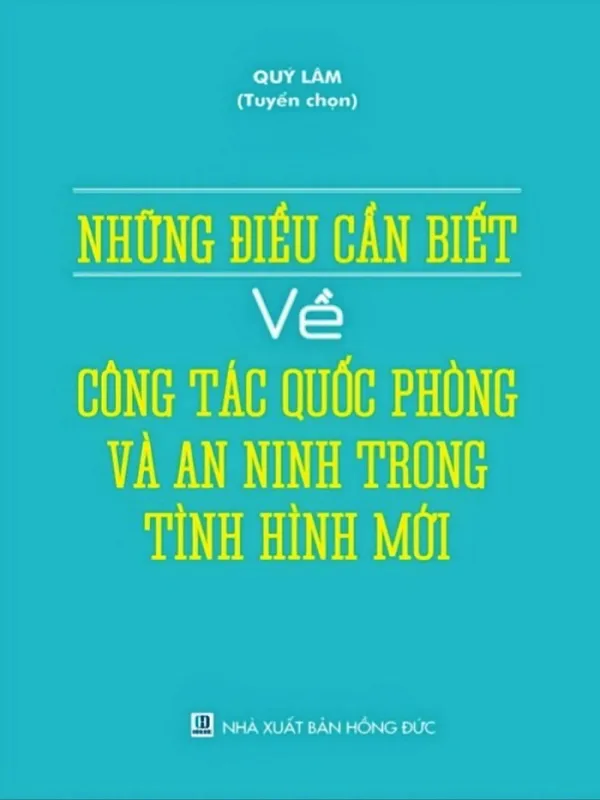 Sách pháp luật về quốc phòng an ninh