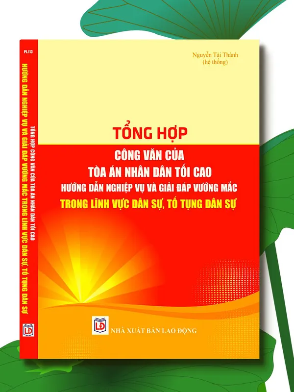 Sách Tổng Hợp Công Văn Của Tòa Án Nhân Dân Tối Cao