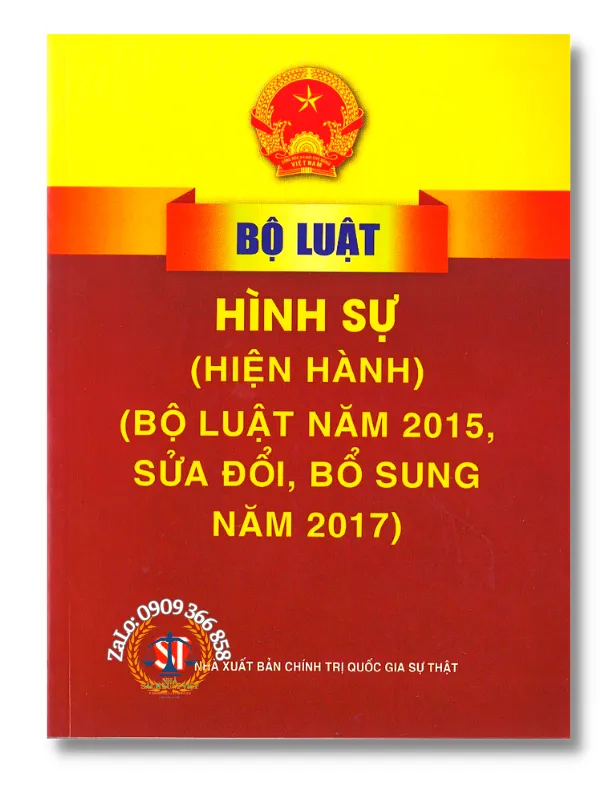 Bộ luật Hình sự năm 2015, sửa đổi và bổ sung năm 2017