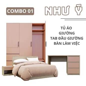 COMBO 01 PHÒNG NGỦ NHƯ Ý