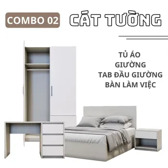 COMBO 02 PHÒNG NGỦ CÁT TƯỜNG