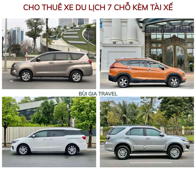 Thuê xe 4 – 7 chỗ đi Vũng Tàu