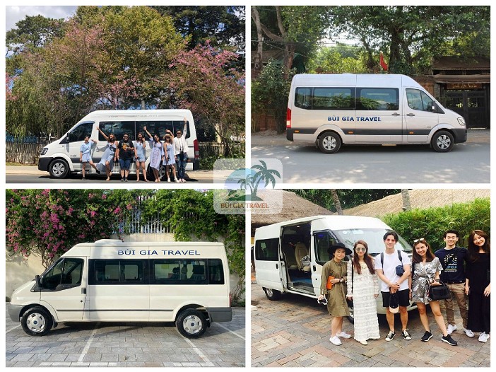 Xe 16 chỗ phù hợp chuyến đi có 12 người + Hành lý