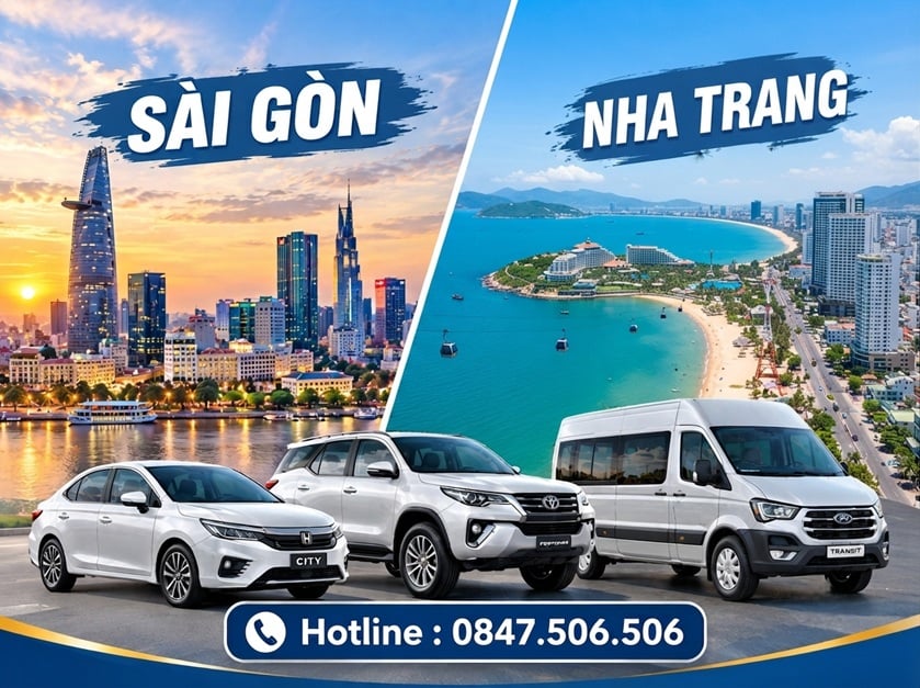 BẢNG GIÁ CHI TIẾT THUÊ XE 4-7-16-29-45 CHỖ SÀI GÒN - NHA TRANG