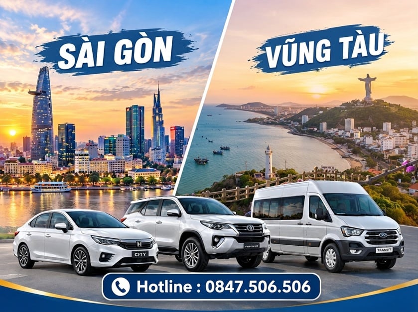 THAM KHẢO BẢNG GIÁ & ĐẶT XE 4-7-16-29-45 CHỖ SÀI GÒN ĐI VŨNG TÀU