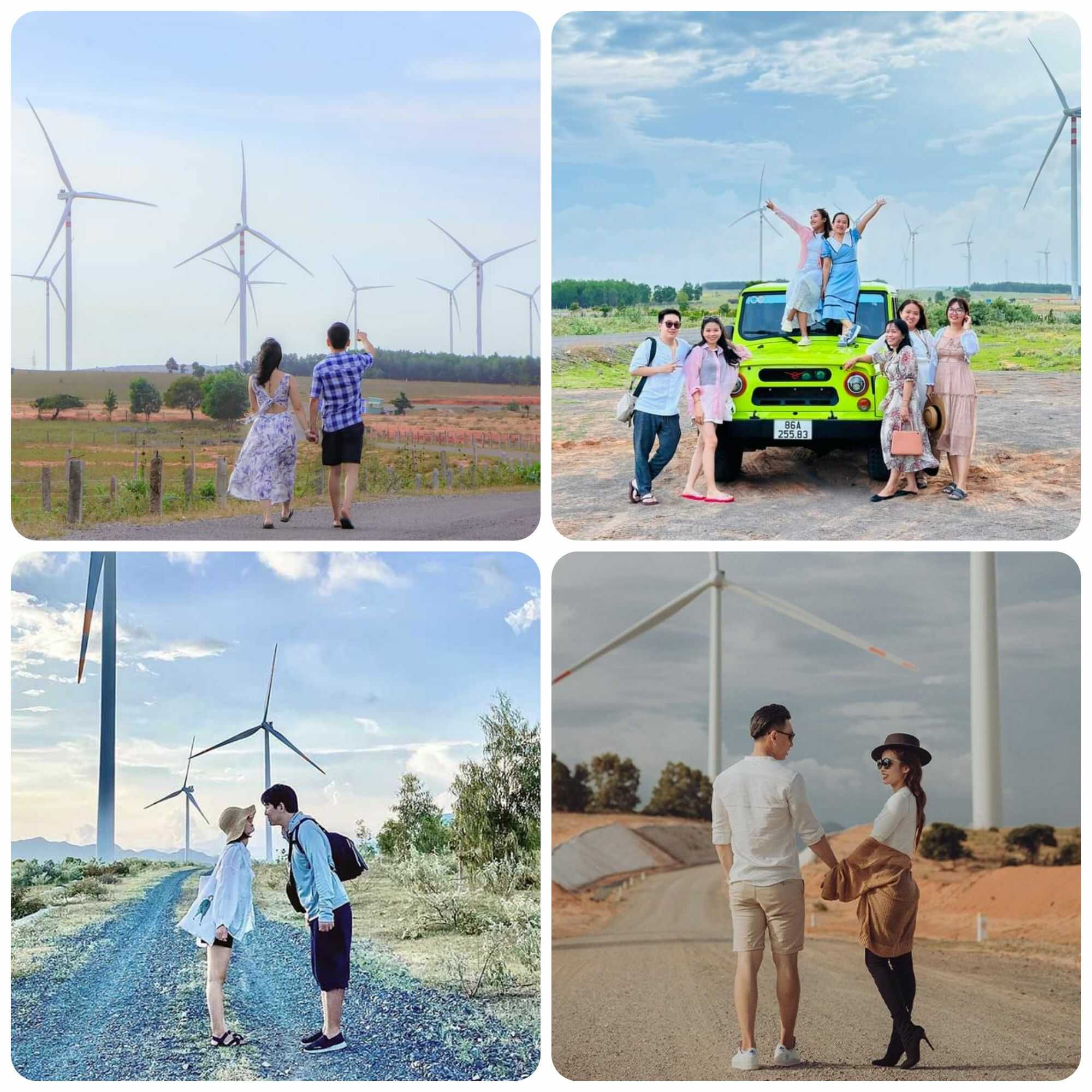 Check-in sống ảo với cánh đồng Quạt gió khổng lồ