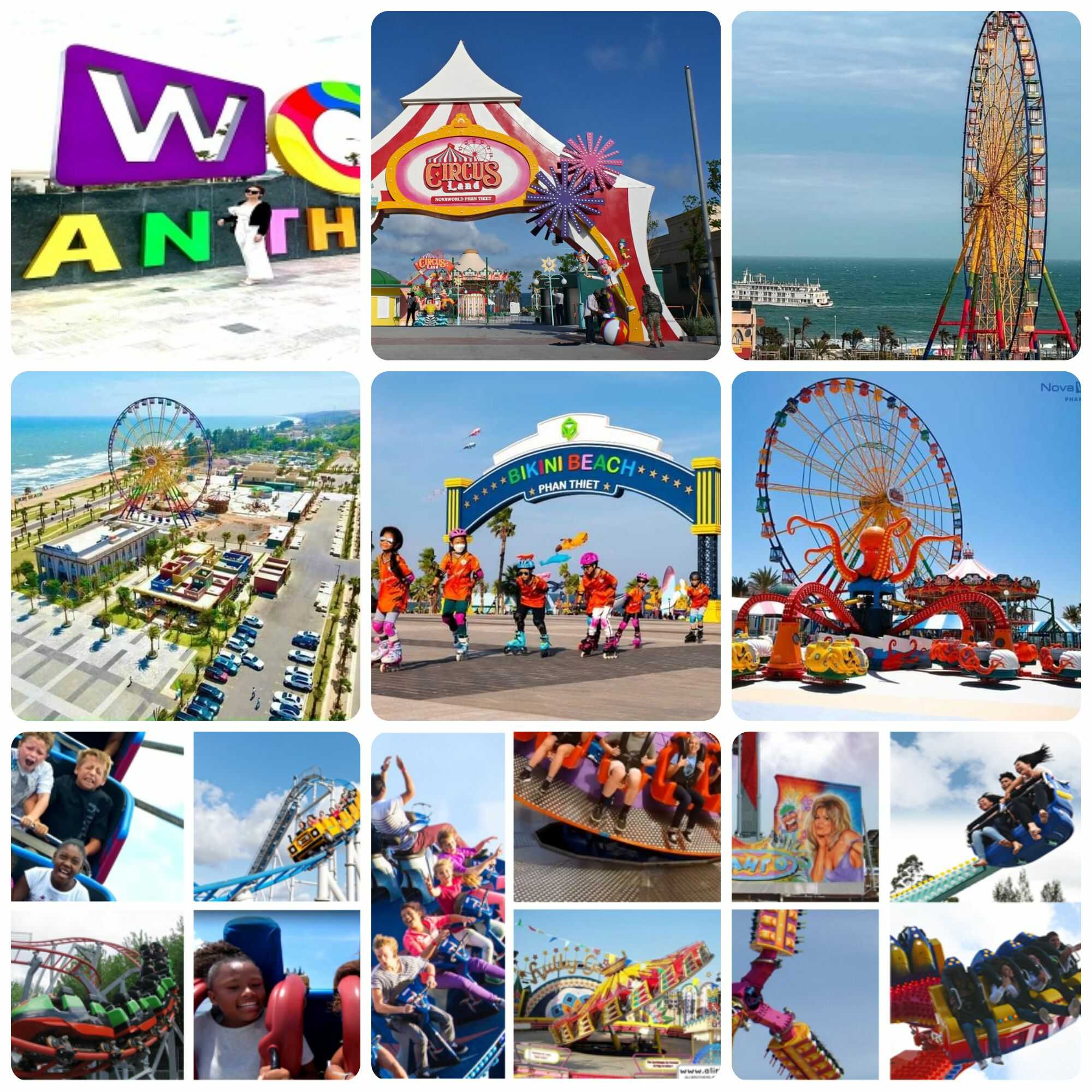 Giá vé Khu Trò Chơi Circus Land NovaWorld Tiến Thành Phan Thiết