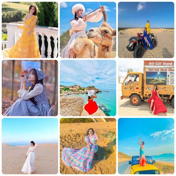 Giá thuê trang phục chụp hình sống ảo mũi né