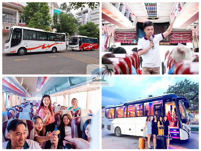 Nếu số lượng thành viên từ 10 đến 25 người thì nên thuê xe 29 chỗ