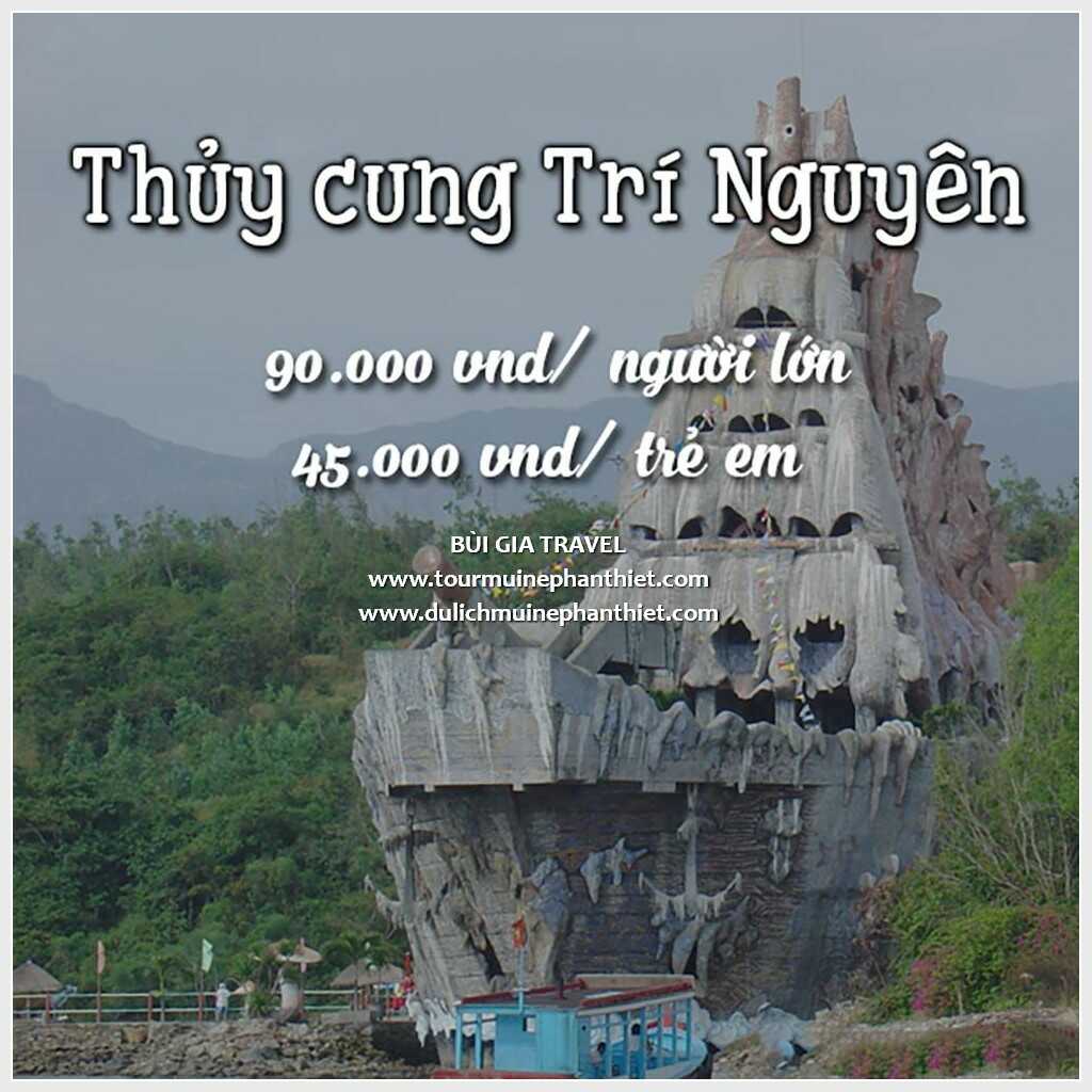 Giá vé thăm quan KDL Thuỷ Cung Trí Nguyên