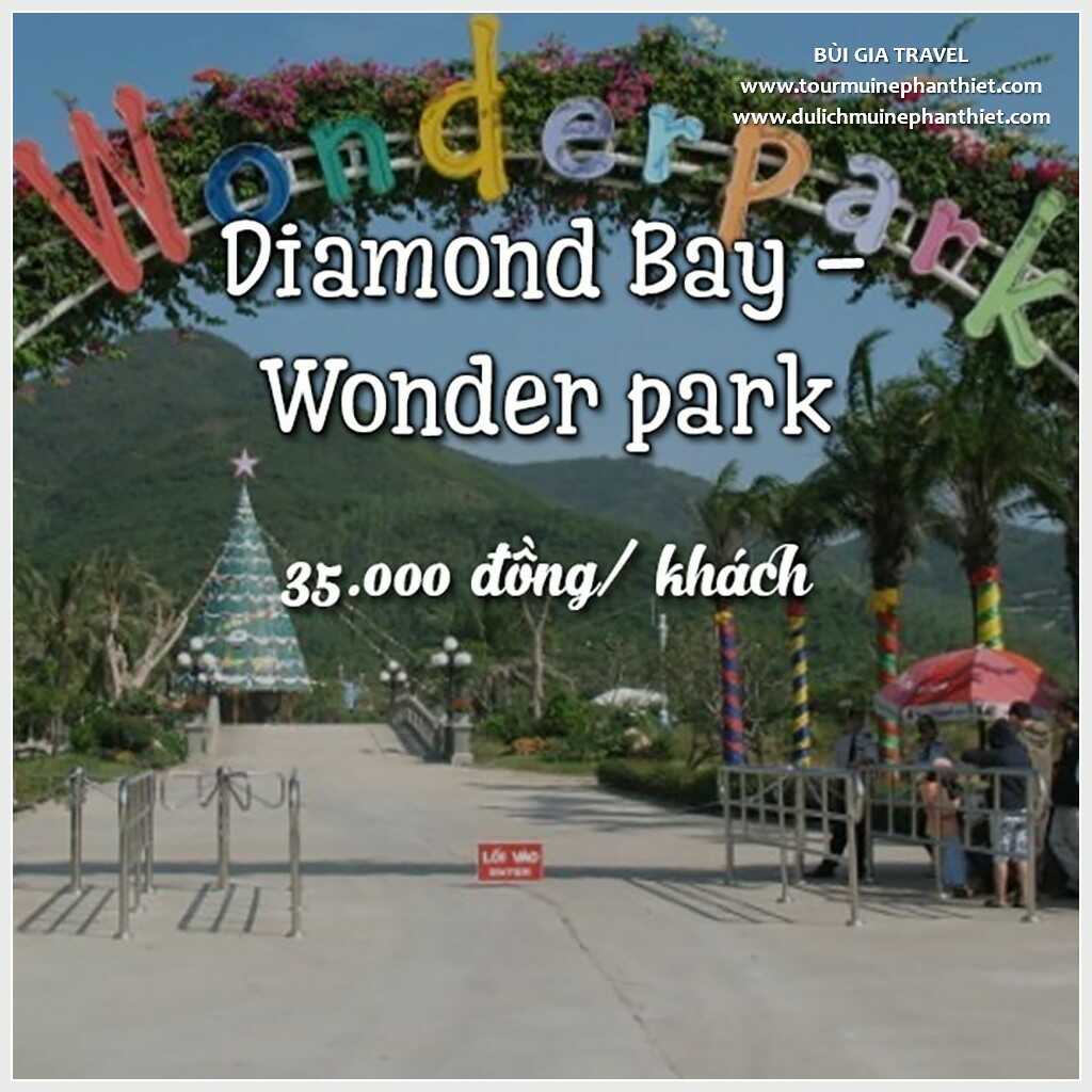 Giá vé khu du lịch Wonder Park Nha Trang: 30.000Đ/khách