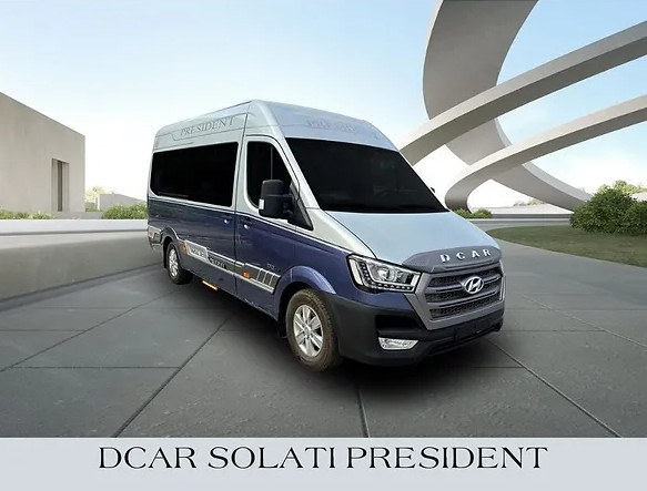 Ngoại thất xe Dcar President 9 chỗ