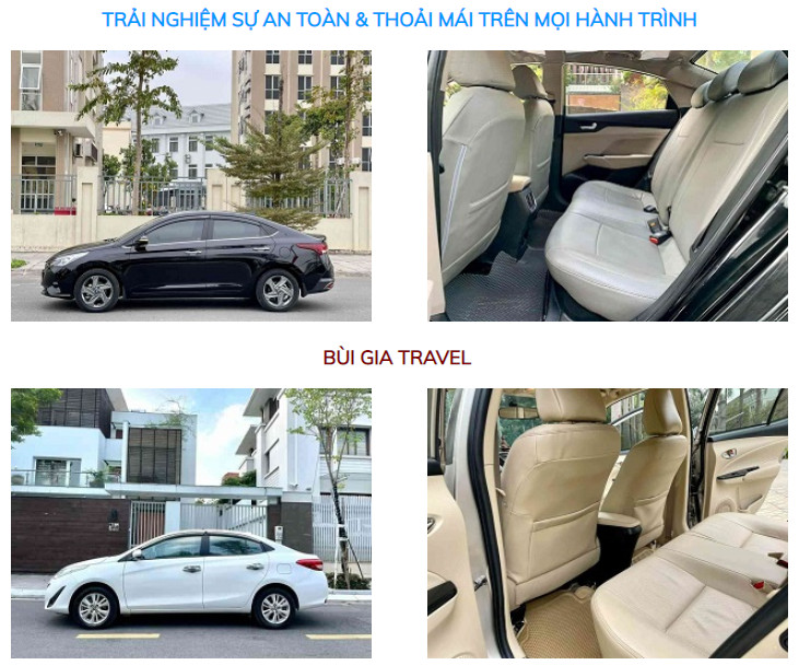 THUÊ XE RIÊNG 4 CHỖ KÈM TÀI XẾ ĐÓN KHÁCH TẬN NHÀ