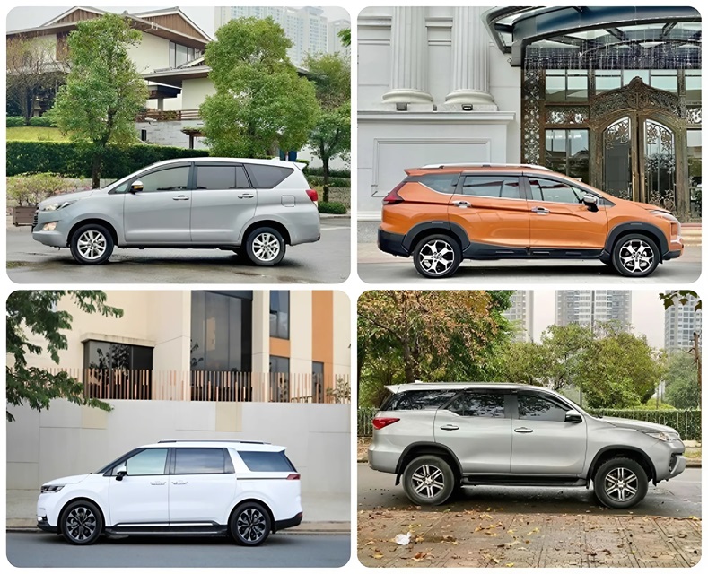 Dịch vụ cho thuê xe 7 chỗ kèm tài xế đón khách tận nơi đi Nha Trang