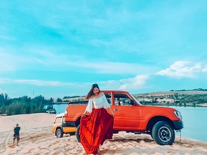 Xe bán tải Lan Cruiser (Vượt địa hình Đồi Cát)