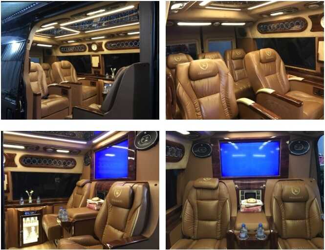 Khoang hành khách Dcar President sang trọng đẳng cấp