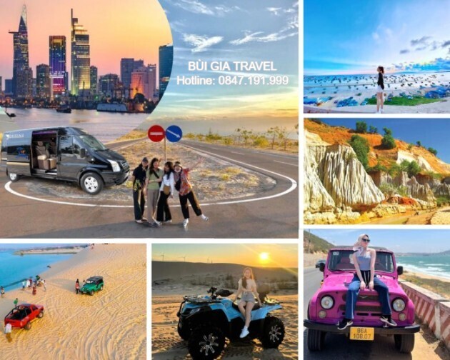 Tour Mũi Né Từ Sài Gòn Trong Ngày Bằng Limousine