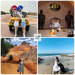 Tour Jeep Lâu Đài Rượu Vang - Bãi Đá Ông Địa - Suối Tiên - Bàu Trắng