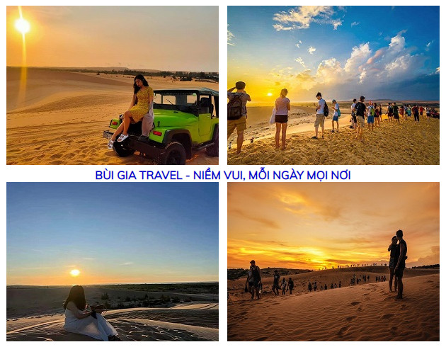 Lịch trình Tour Xem Mặt Trời Lặn (13:30 - 17:30)