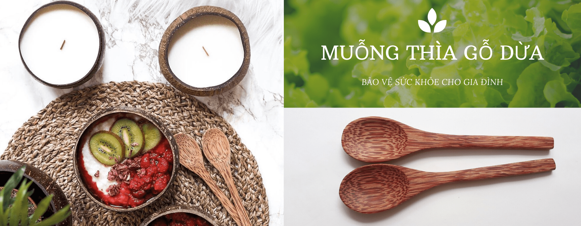 Muỗng thìa gỗ dừa mỹ nghệ nam trang