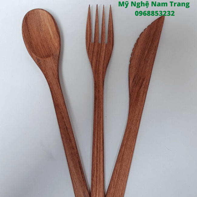 Muỗng thìa nĩa dĩa dao gỗ cẩm Muỗng thìa nĩa dĩa dao gỗ cẩm