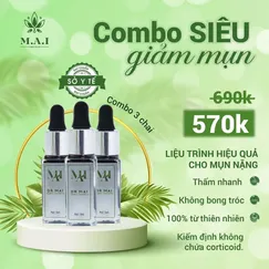Combo 3 Dr Mai Nguyên Chất Tiết Kiệm 120k