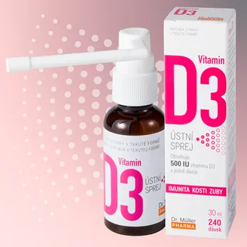 Vitamin D3 500IU Dạng Xịt Họng Dr.Muller 30ml