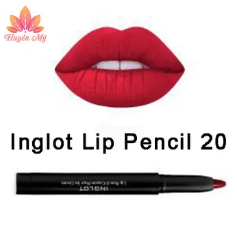 Son Bút Chì Inglot Đỏ Gạch