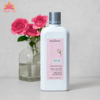 Dầu Gội Hoa Hồng Giảm Rụng Kích Thích Mọc Tóc Manufaktura 300ml