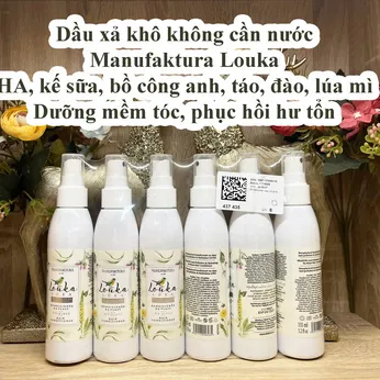 Dầu Xả Khô Louka Manufaktura Dạng Xịt 155ml