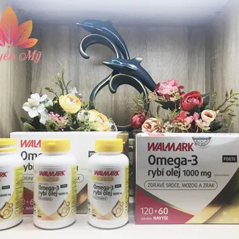 Viên Dầu Cá Omega 3 + Vitamin E Walmark 1000mg 180 Viên