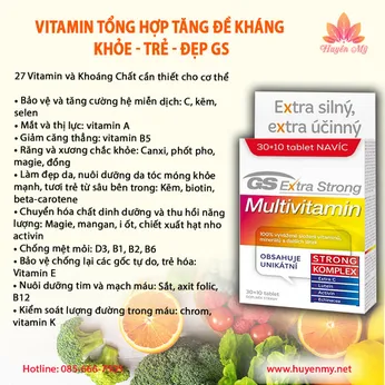 27 Vitamin Tổng Hợp Tăng Đề Kháng