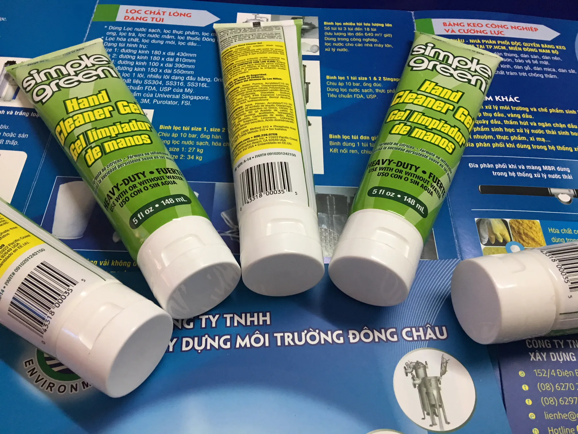 Gel (kem) rửa tay dính dầu mỡ Simple Green Hand Gel Cleaner