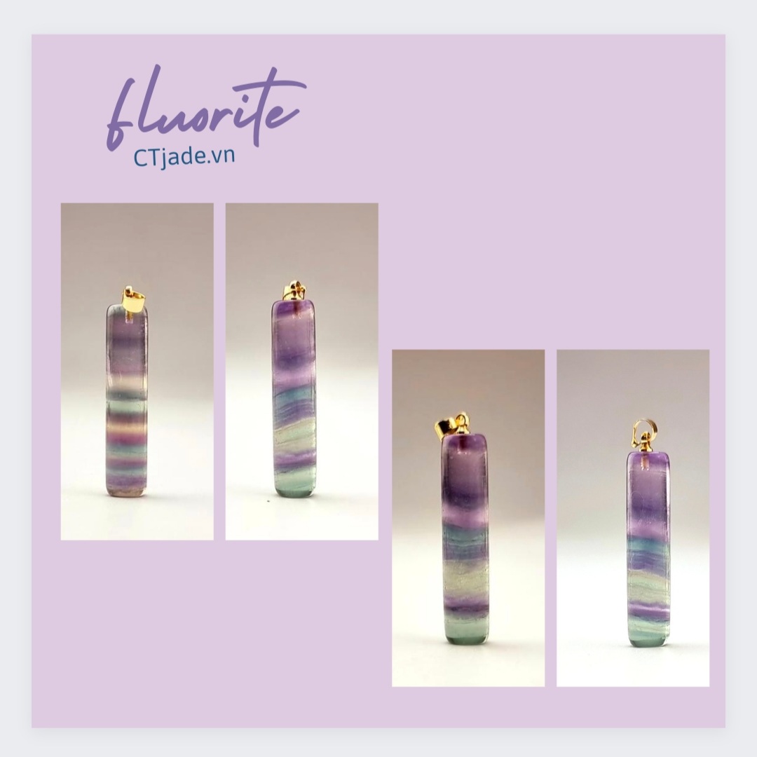 Trụ năng lượng Fluorite 2211037 - trang sức đá năng lượng CTjade Trụ năng lượng Fluorite 2211037 - trang sức đá năng lượng CTjade