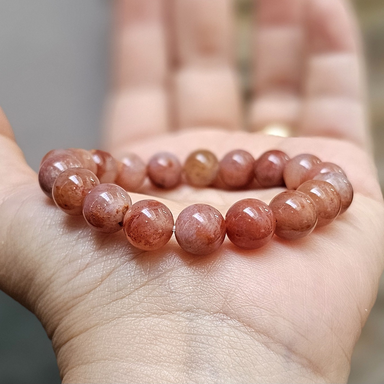 Vòng chuỗi đeo tay San Hô Hóa Thạch CTjade 2407134 Vòng chuỗi đeo tay San Hô Hóa Thạch CTjade 2407134