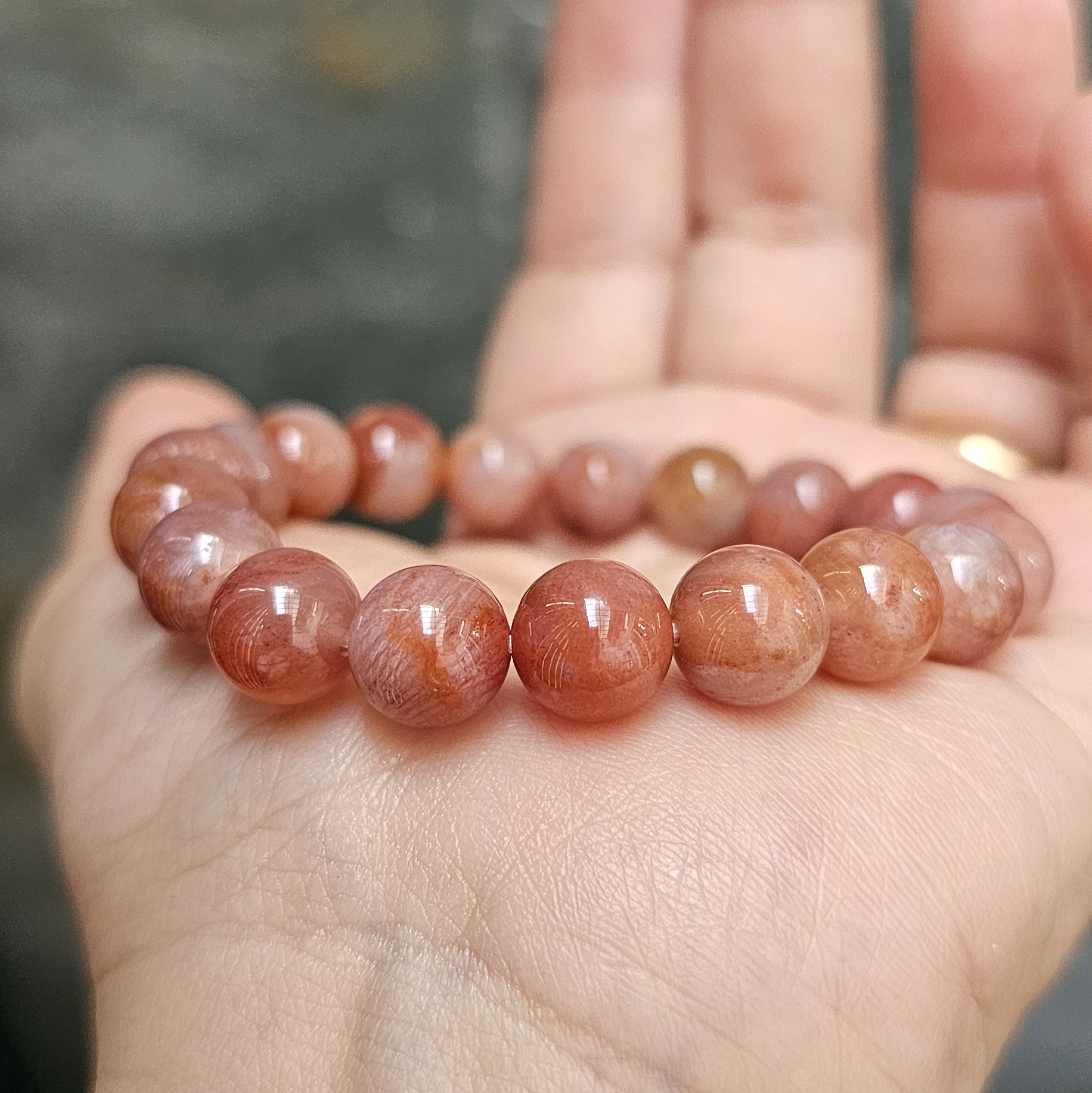 Vòng chuỗi đeo tay San Hô Hóa Thạch CTjade 2407134 Vòng chuỗi đeo tay San Hô Hóa Thạch CTjade 2407134