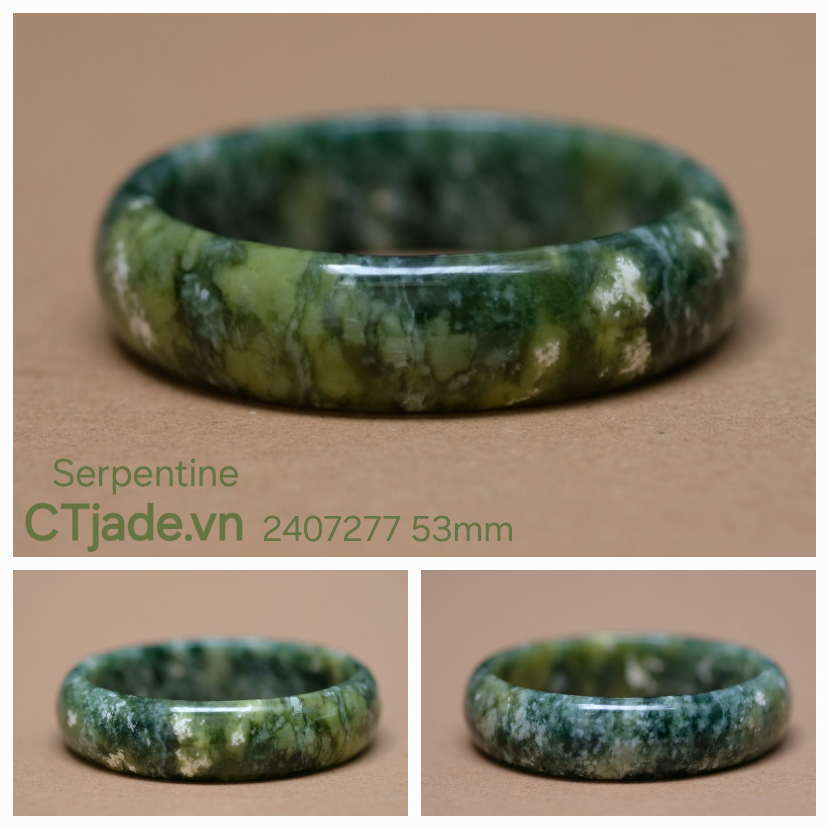 Vòng đá Serpentine, trang sức thương hiệu Việt Saigonistar Vòng đá Serpentine, trang sức thương hiệu Việt Saigonistar