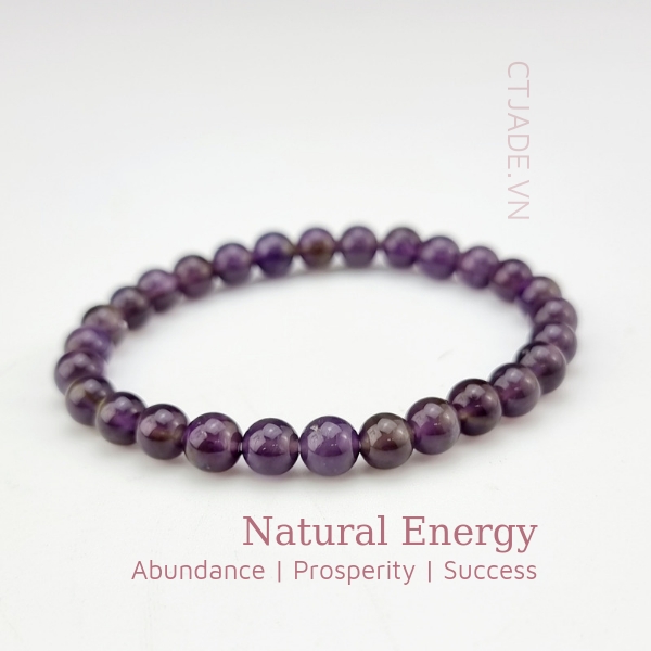 Vòng tay thạch anh tím ctjade Vòng tay thạch anh tím ctjade