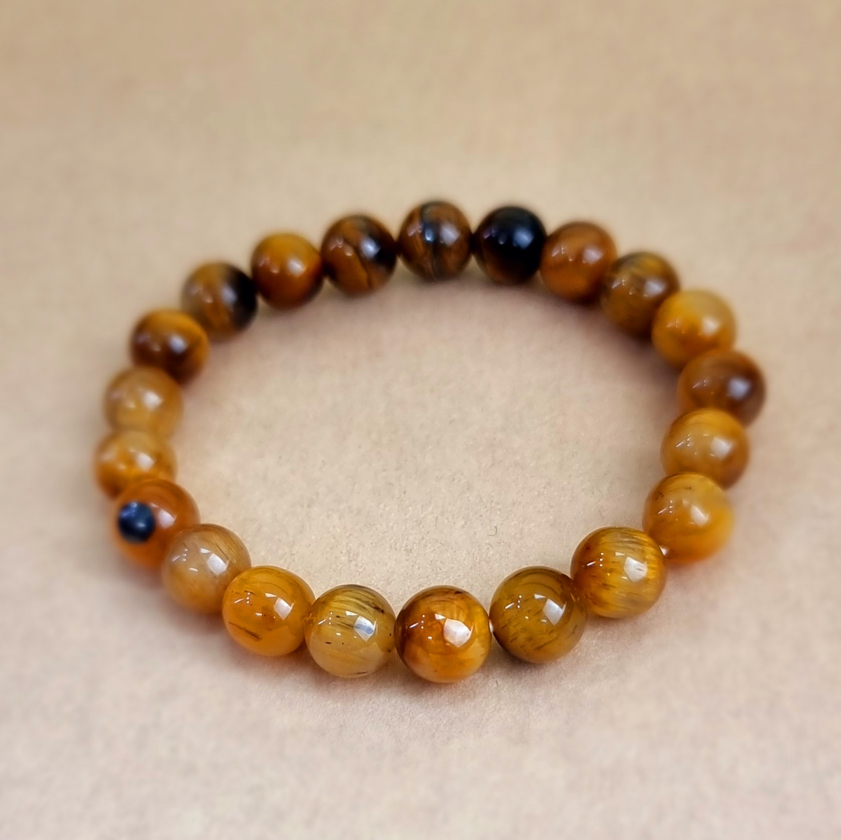 Vòng tay đá mắt hổ Tiger Eye cao cấp tại  CTjade Vòng tay đá mắt hổ Tiger Eye cao cấp tại  CTjade