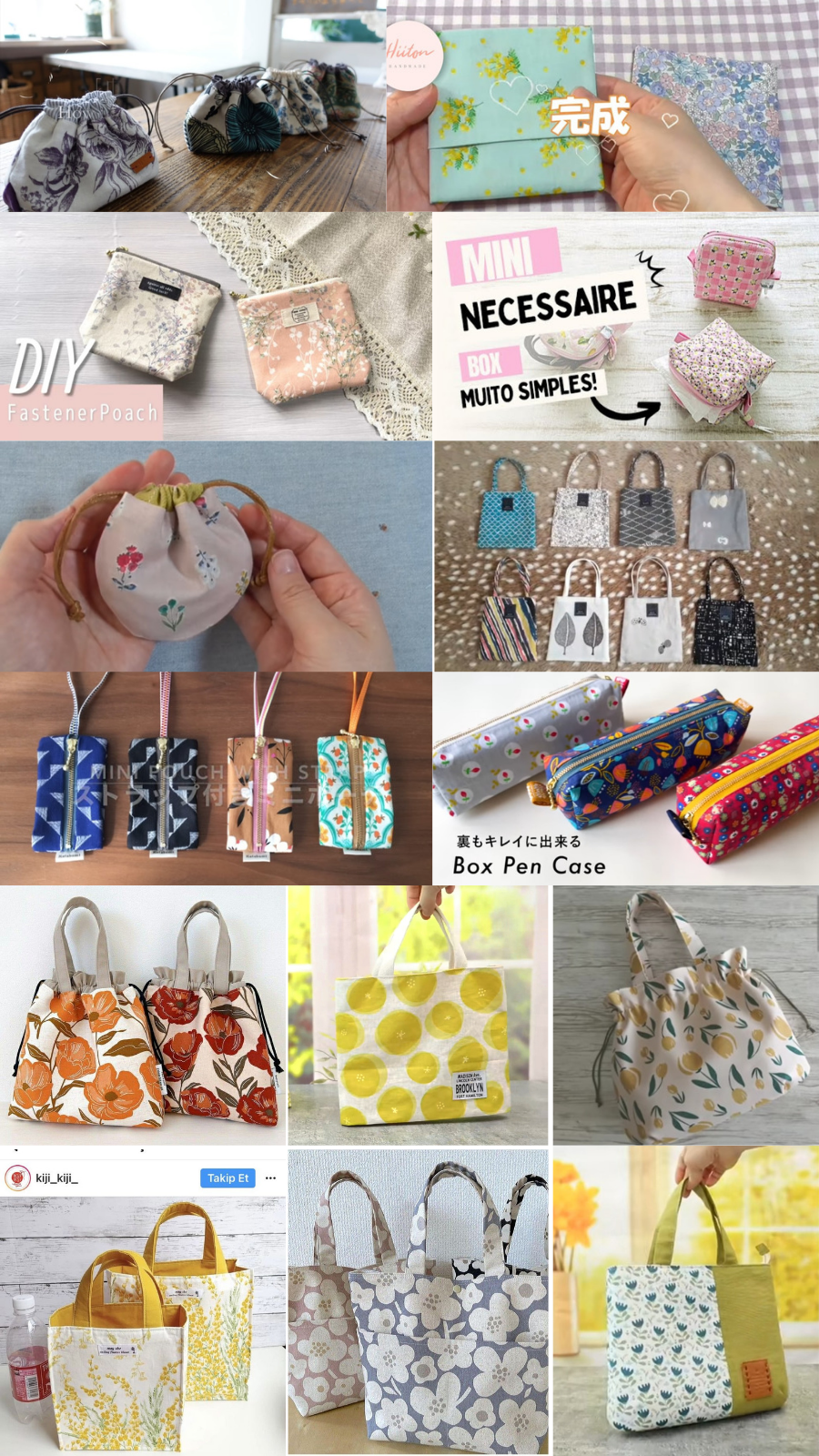 Lớp học may túi cản bản Lớp học may túi cản bản