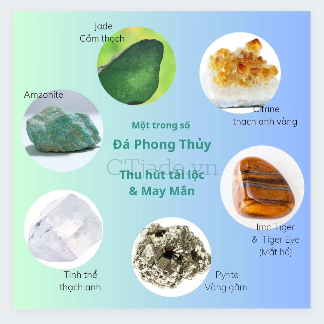Đá phong thủy, vì sao nên đeo đá phong thủy Đá phong thủy, vì sao nên đeo đá phong thủy