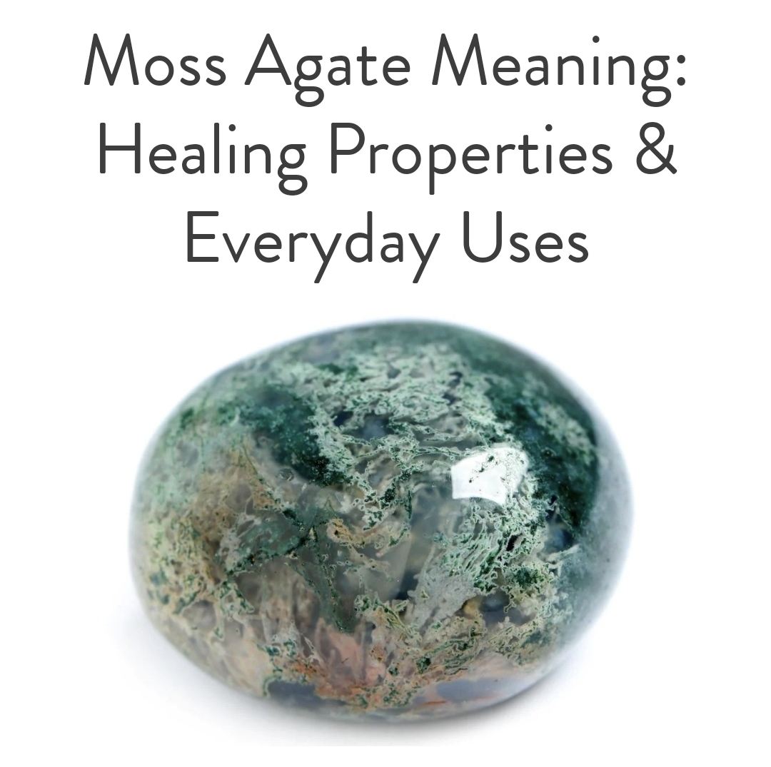 Tác dụng của đá Moss Agate thiên nhiên CTjade