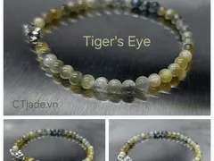 Vòng đá mắt hổ cao cấp mãn nhãn và cuốn hút với độ trong như ngọc, ánh như đá Sapphite!?