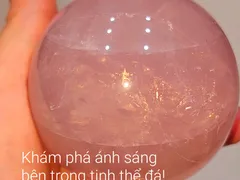 Khám phá ánh sáng trong tinh thể đá thạch anh