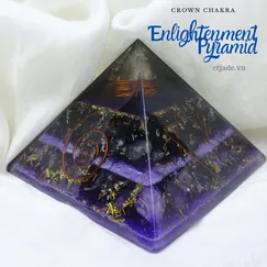 Mẫu số 2003312 Giza Orgonite Hoàng Kim, kim tự tháp sinh năng