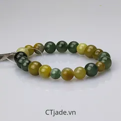 Vòng Bình An 20122905 Đá Cẩm Thạch Thiên Nhiên | CTjade