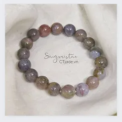 Mẫu 2303113 Trang sức đá phong thủy hộ mệnh may mắn, Vòng tay đá thiên nhiên Saigonistar - CTjade