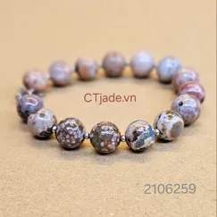 SGN 2106259 Trang Sức Phong Thủy Hộ Mệnh, vòng tay đá Ocean Jasper thiên nhiên phiên bản giới hạn | CTjade