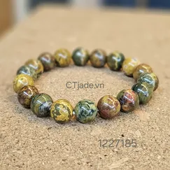 Mẫu 1227185 Trang Sức Phong Thủy Hộ Mệnh | Vòng Tay Đá Fruit Jasper | phiên bản giới hạn,  CTjade