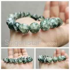 18099220 Vòng tay đá Mã Não Rêu thiên nhiên 10ly, trang sức cao cấp thương hiệu Việt Nam Saigonistar.